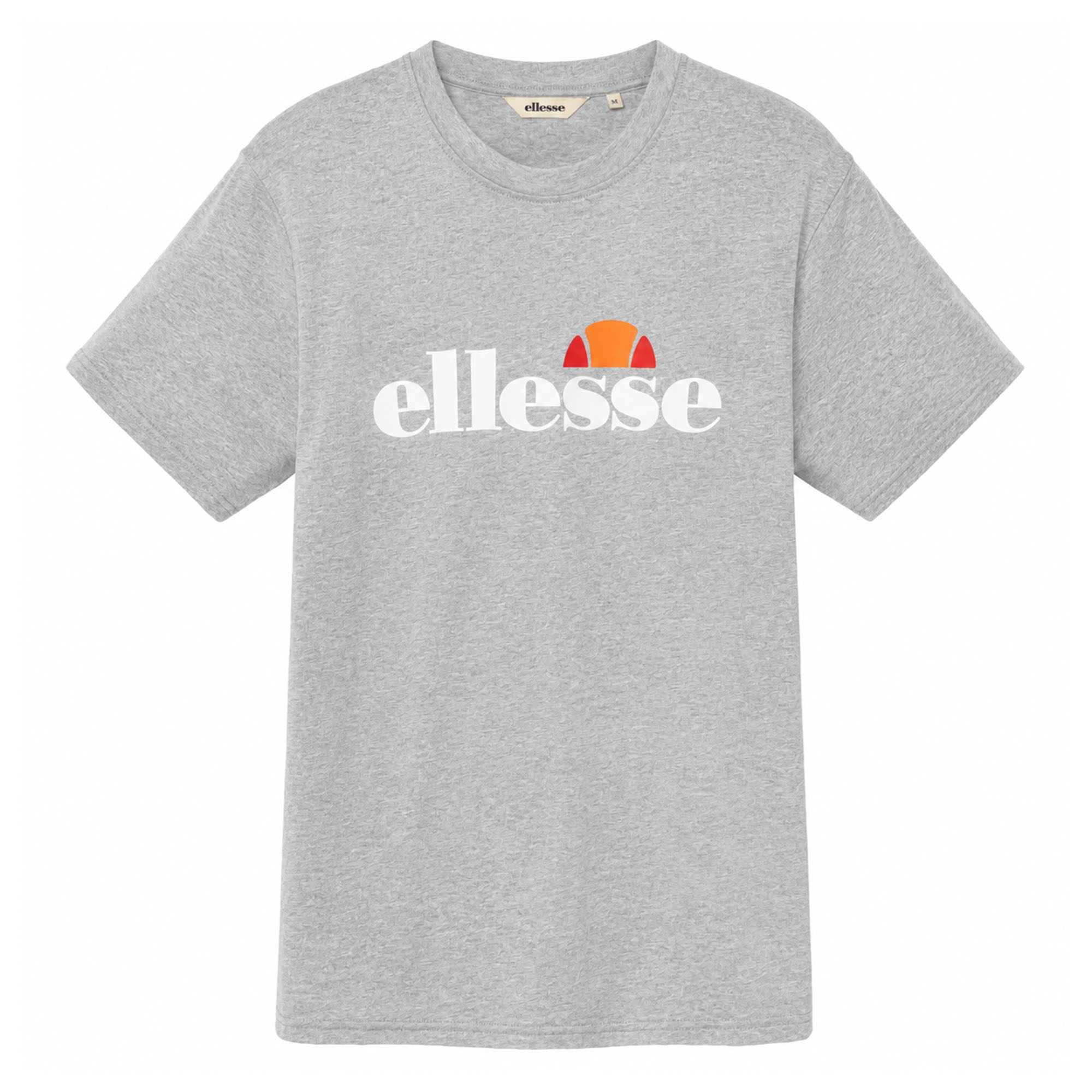 ellesse Men T-shirt - PRADO 2, short sleeves, round neck, logo print, cotton, Plain colour