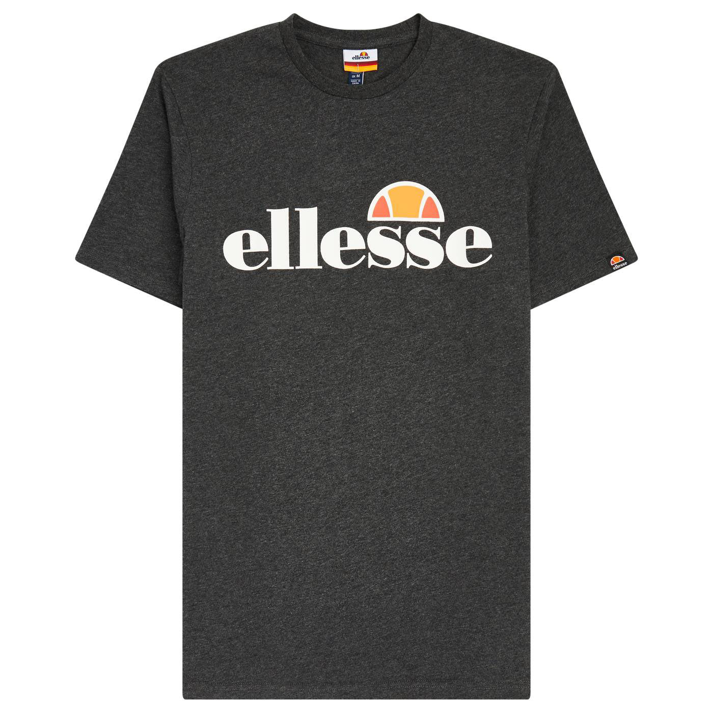 ellesse Herren T-Shirt SL PRADO TEE - Kurzarm, Crewneck, Rundhals, Logo-Print
