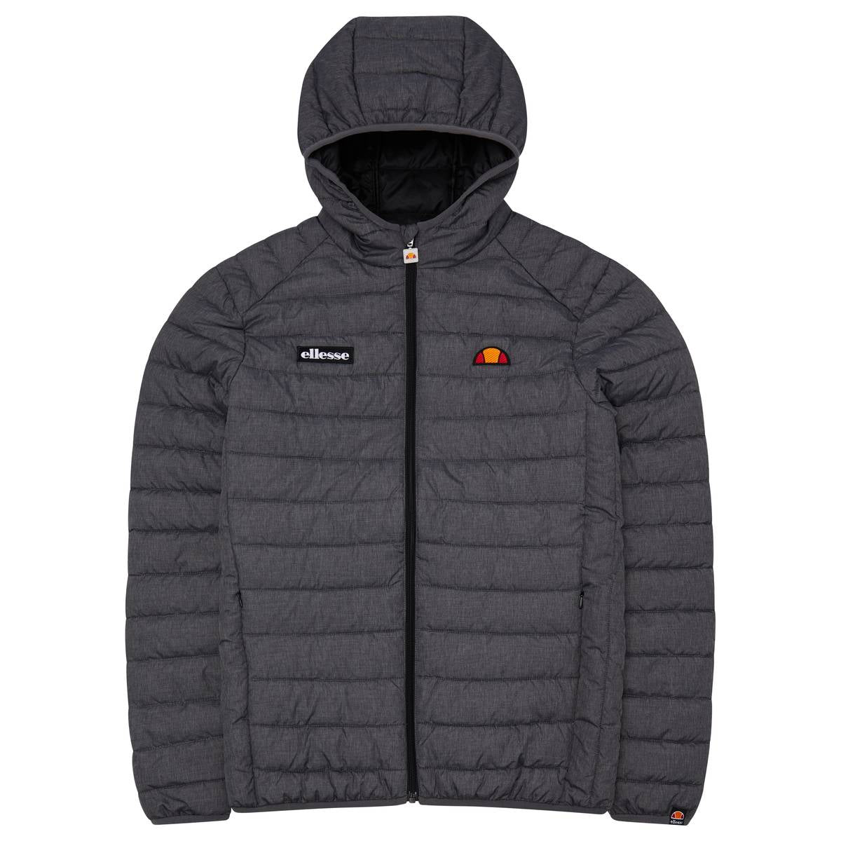 ellesse Herren Jacke LOMBARDY - Steppjacke, wattiert, Kapuze, Zipper, Logo, uni