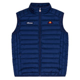 ellesse men's quilted waistcoat BARDY - Gilet, sleeveless, stand-up collar, zip fastening