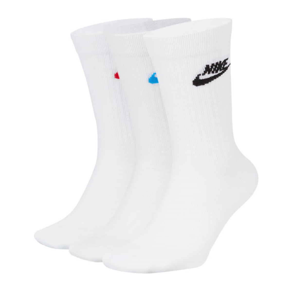 NIKE Unisex 3er Pack Sportsocken - Everyday, Essential Crew, einfarbig