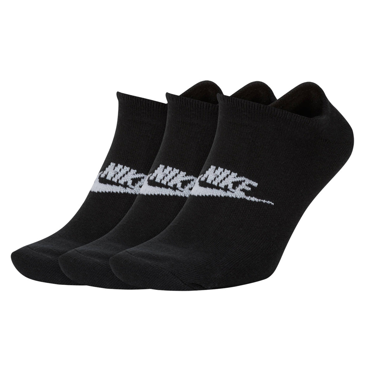 NIKE Unisex 3-Pack Sneaker Sports Socks - Everyday Essential, Logo, uni