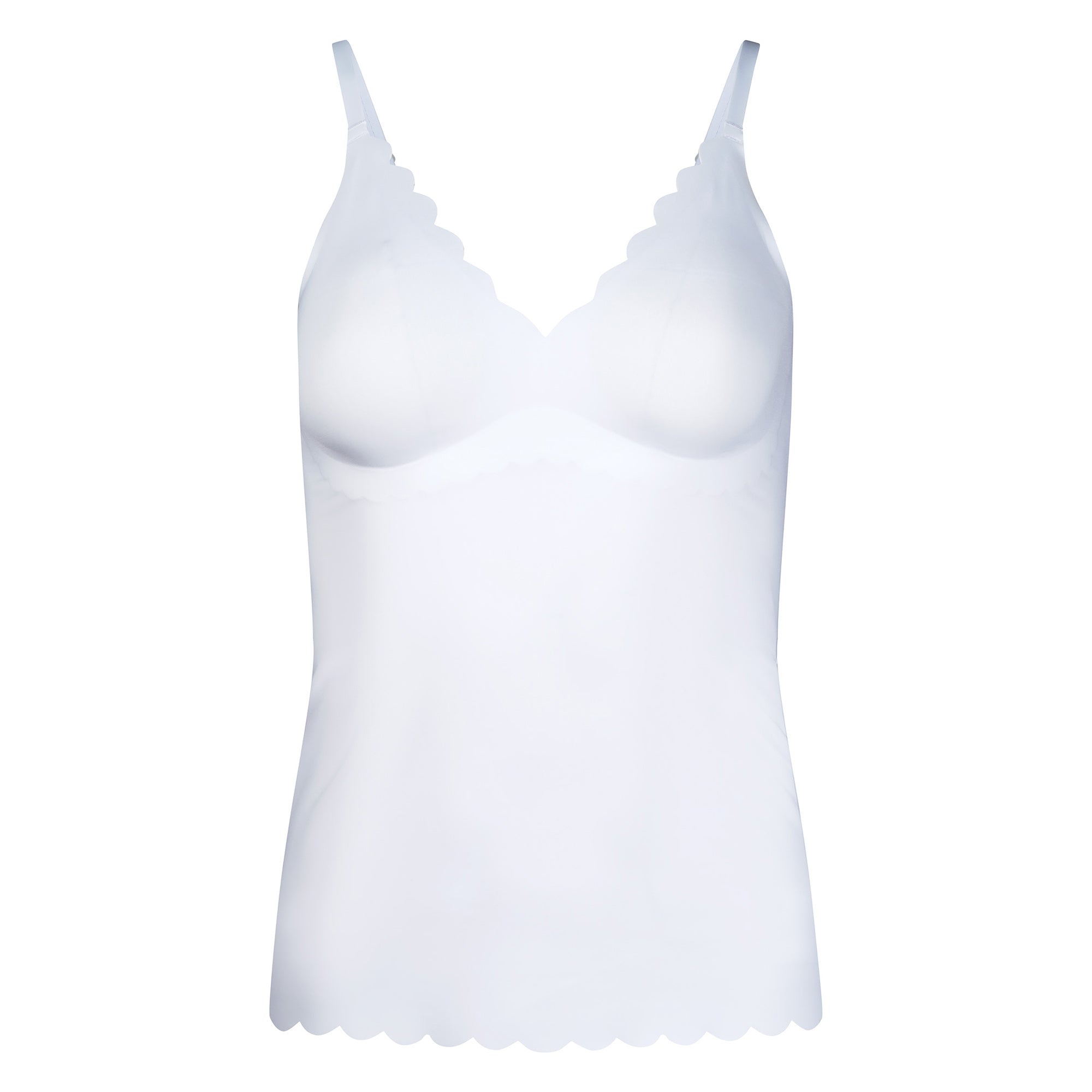 SKINY Damen Spaghetti-Shirt - Sensation, Top, V-Ausschnitt, Pads, Mikrofaser