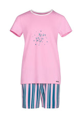 SKINY girls pajama set - short, children, 2 pcs, stripes, 140-176