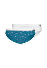 SKINY Girls Briefs, Pack of 2 - Rio Slip, Panties, Cotton Stretch