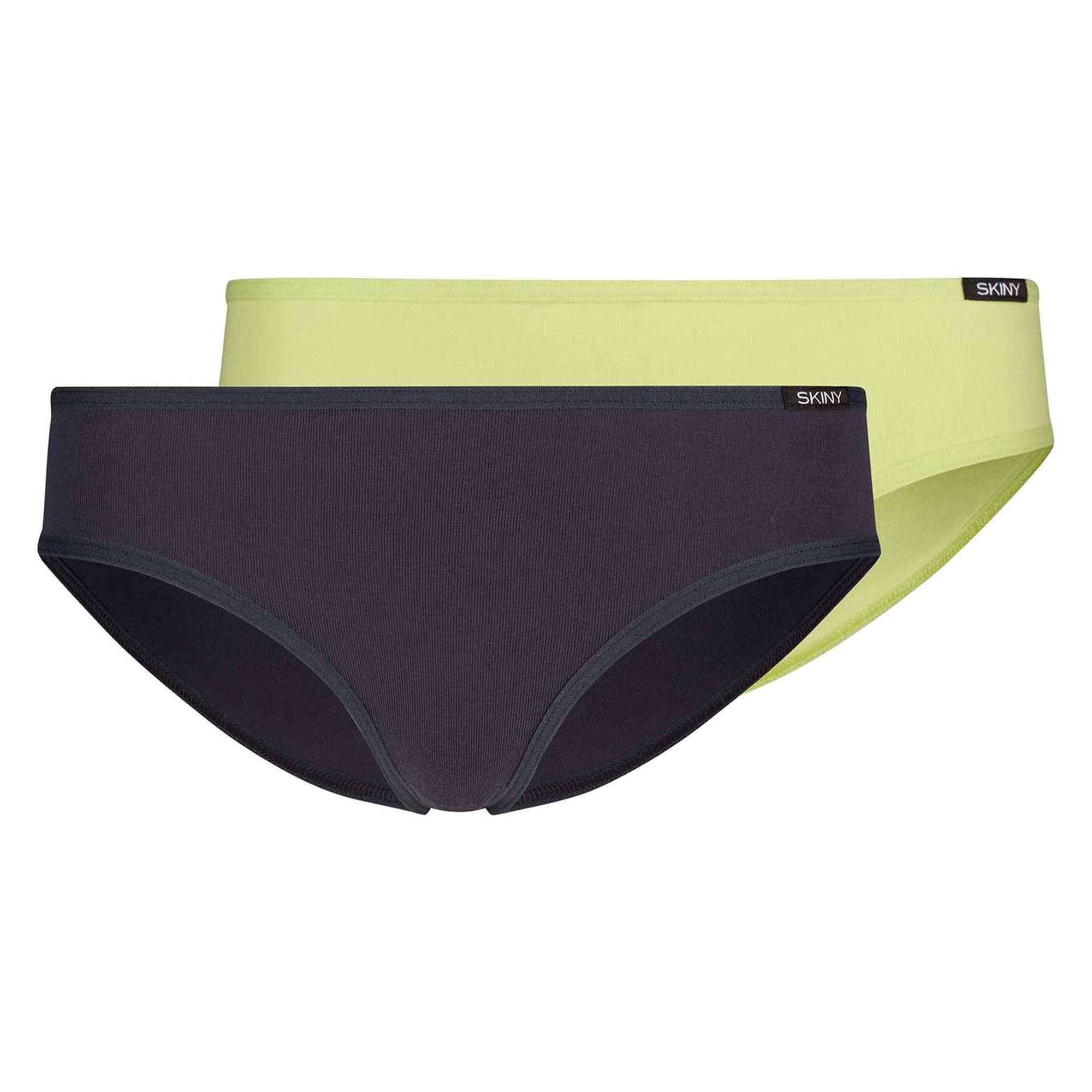 SKINY Mädchen Slip, 2er Pack - Rio-Slip, Bikini Briefs, Unterhose, Cotton Stretch