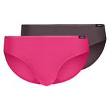 SKINY Damen Rio Slip, 2er Pack - Bikini Briefs, Cotton Stretch, Basic