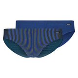 SKINY Herren Slips 2er Pack - Brasil Briefs, Unterwäsche Set, Cotton Stretch