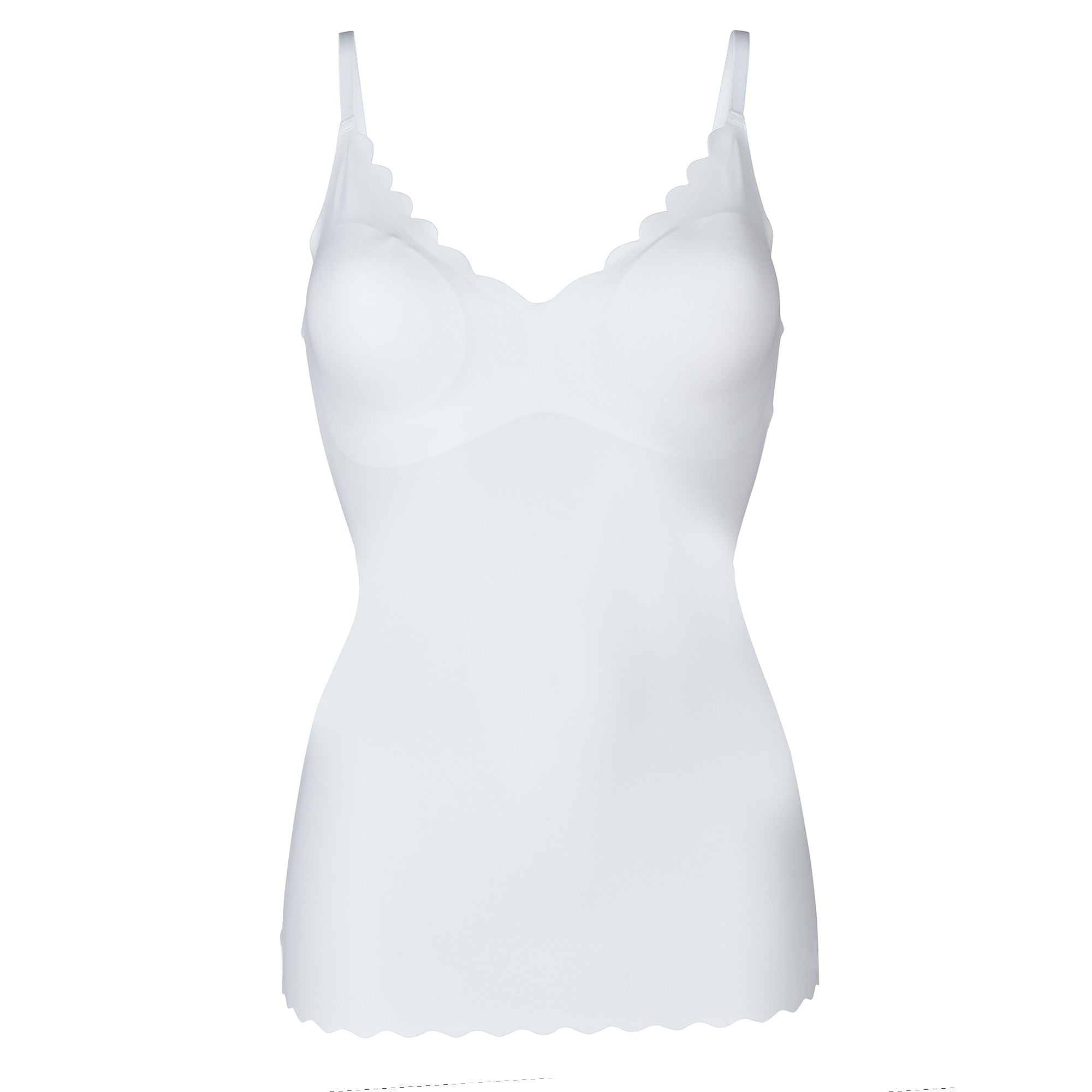 SKINY Ladies Spaghetti-Shirt - Top, V-Neck, Pads, Micro Lovers, Microfibre
