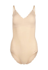 SKINY Ladies Bodysuit - Underwear, Spaghetti Straps, lace, V-Neck, unicolored