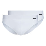 SKINY Herren Brasil-Slip, 2er Pack - Cotton Retro, Unterhose, Feinripp, Baumwolle