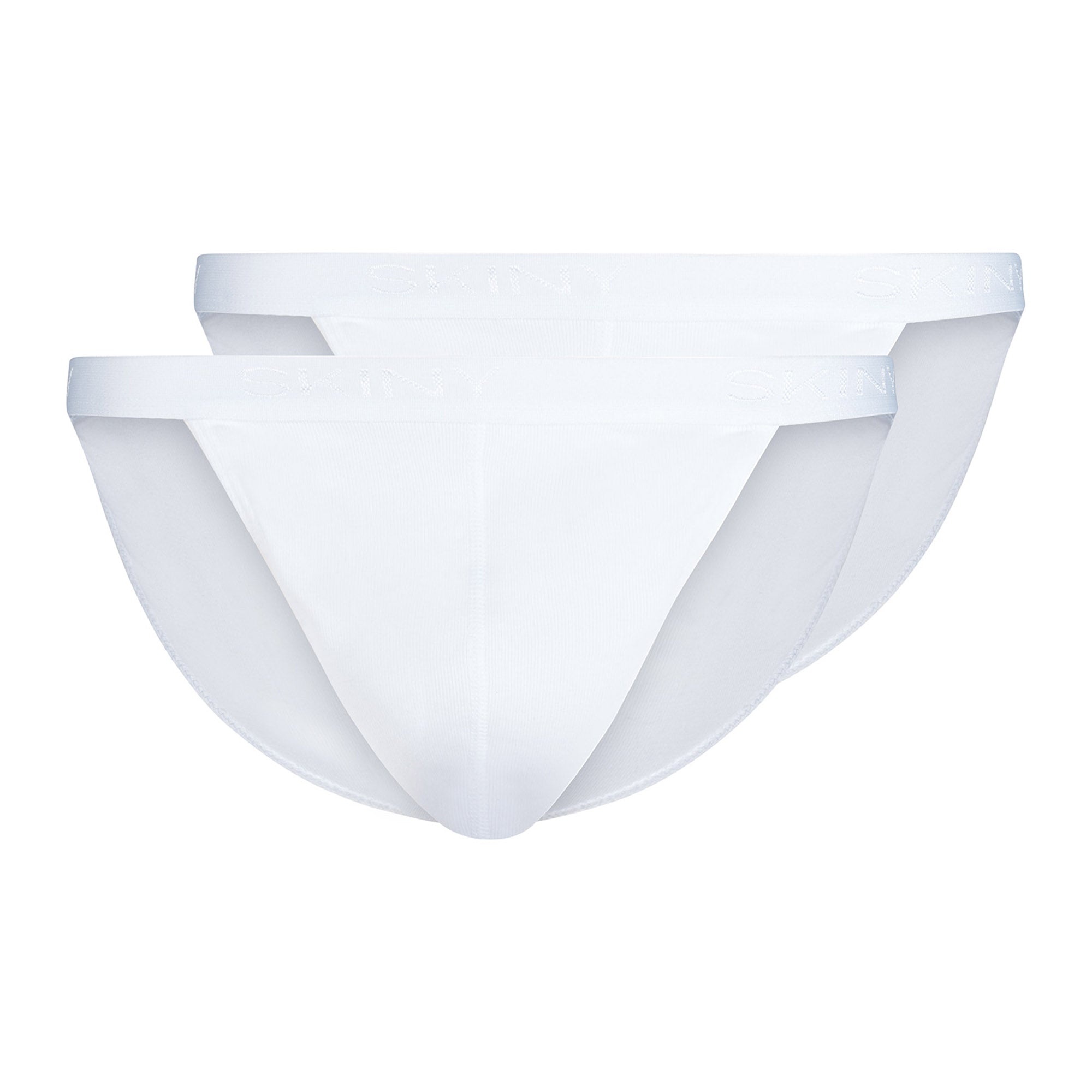 SKINY Herren Tanga-Slip, 2er Pack - Cotton Retro, Unterhose, Feinripp, Baumwolle