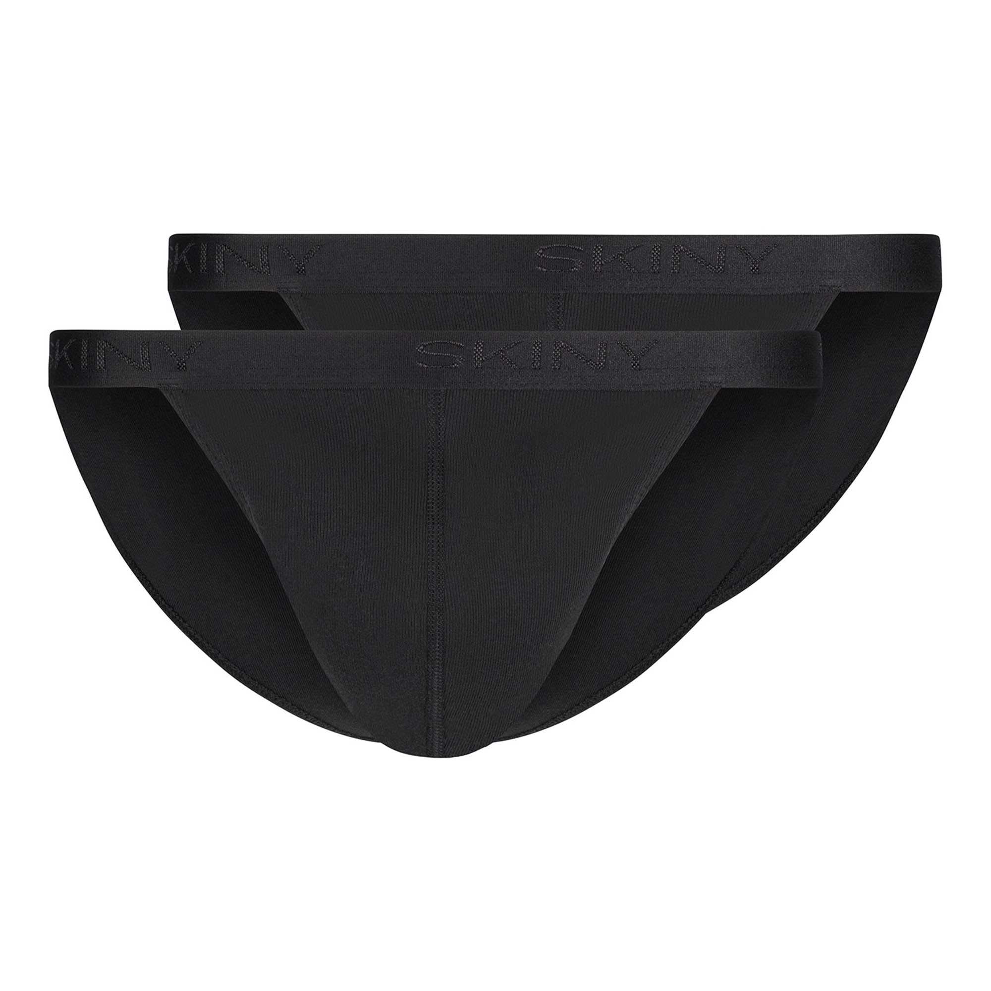 SKINY Herren Tanga-Slip, 2er Pack - Cotton Retro, Unterhose, Feinripp, Baumwolle