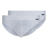 SKINY Herren Brasil-Slip, 2er Pack - Cotton Retro, Unterhose, Feinripp, Baumwolle