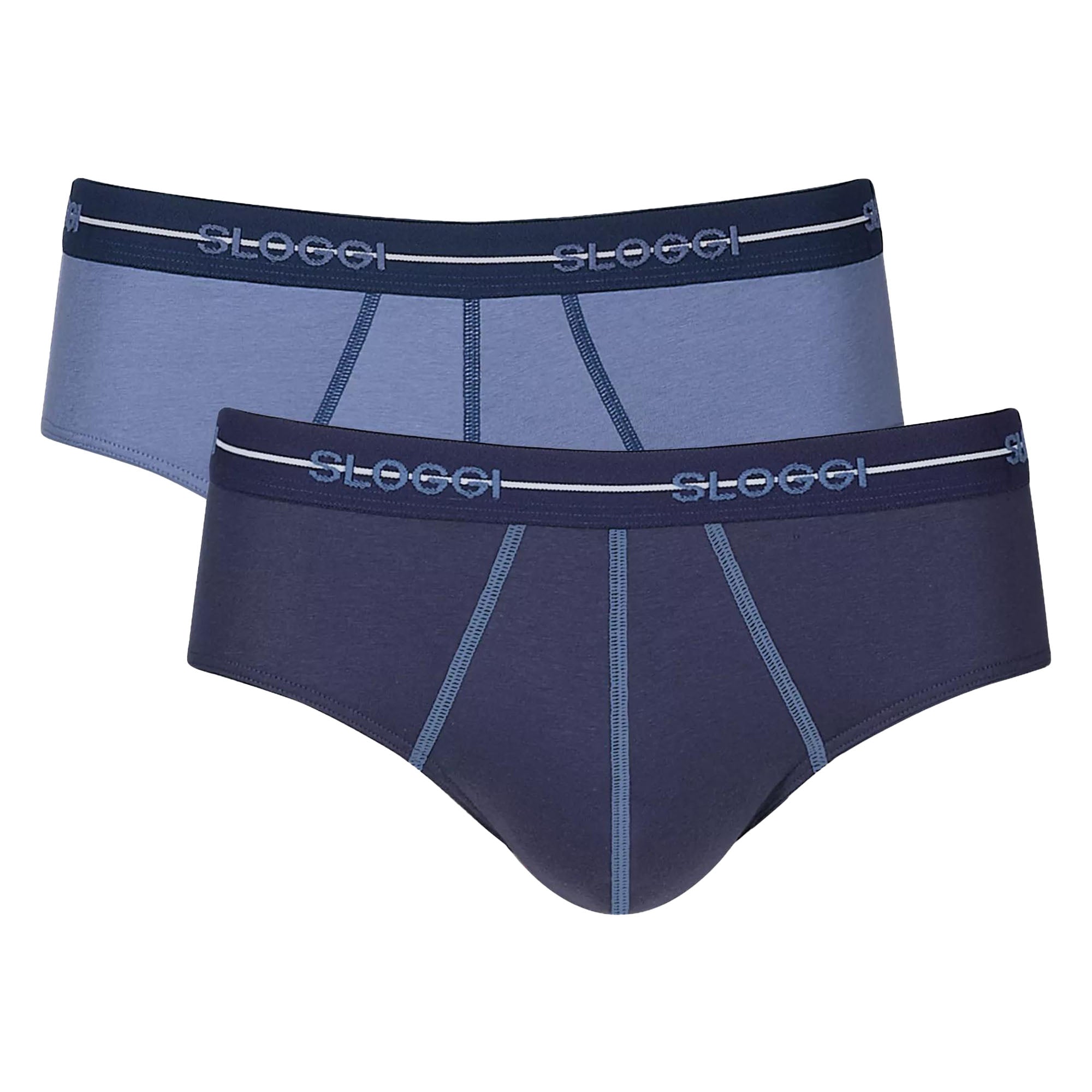 Sloggi Herren Slips 2er Pack - Start midi C2P box, Baumwolle