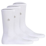 SCOTCH&SODA Herren Socken, 3er Pack - 1/2 Terry Cotton Crew, One Size, einfarbig