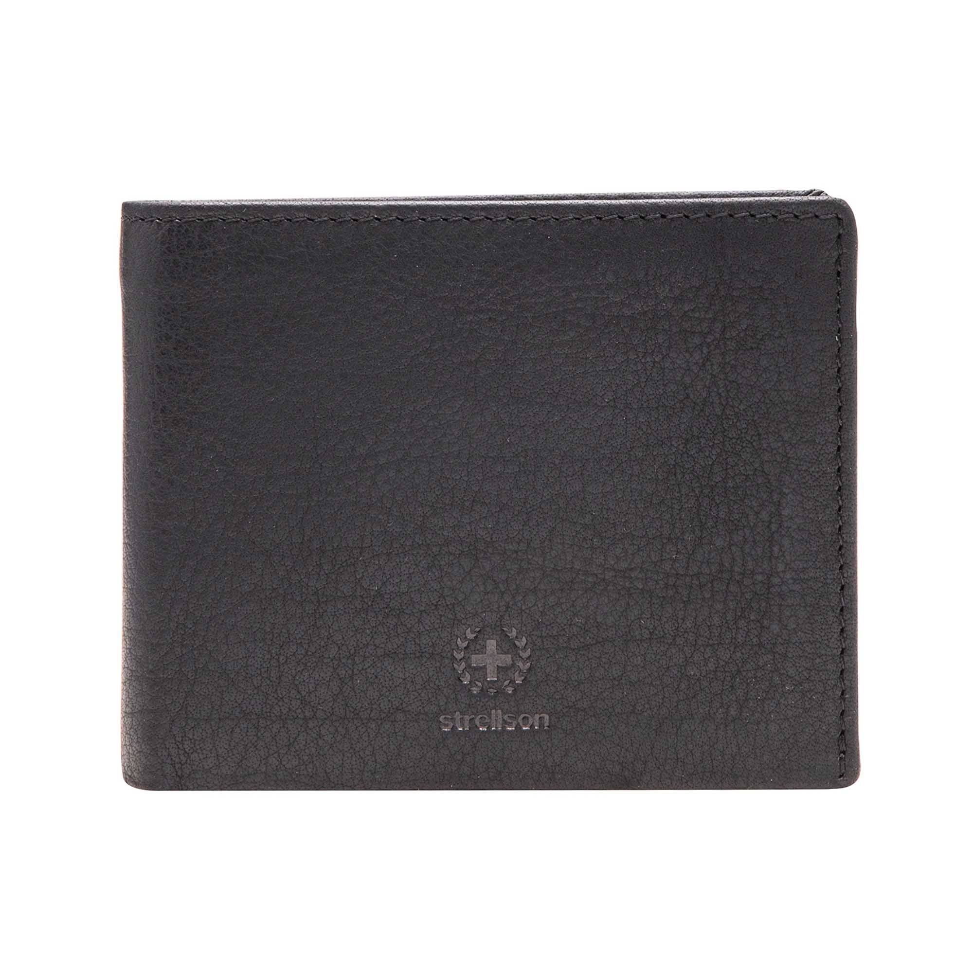 Strellson Herren Geldbörse, echtes Leder - Blackwall Billfold H7, 9,5x12,5x3cm (HxBxT)