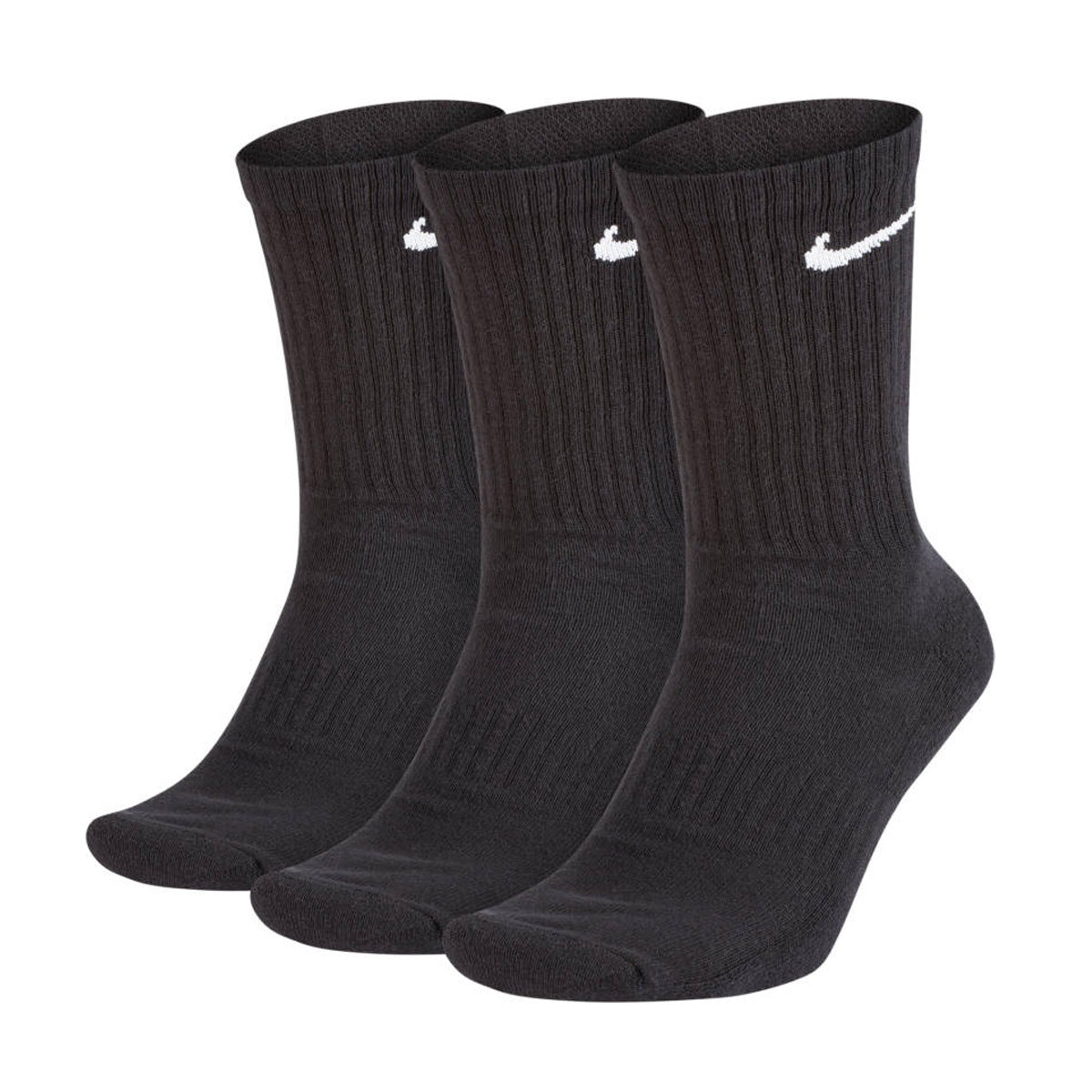 NIKE Unisex Sportsocken, Vorteilspack - Everyday, Cotton Cushioned Crew, einfarbig