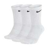 NIKE Unisex 3er Pack Sportsocken - Everyday, Cotton Cushioned Crew, einfarbig