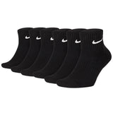 NIKE Unisex 6er Pack Sportsocken - Everyday, Cotton Cushioned Ankle, einfarbig