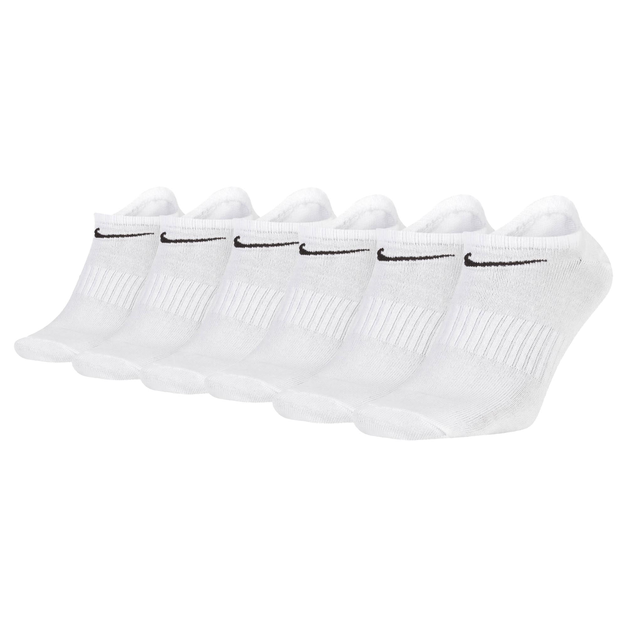 NIKE Unisex 6er Pack Sneaker Sportsocken - Everyday, Lightweight No Show, einfarbig