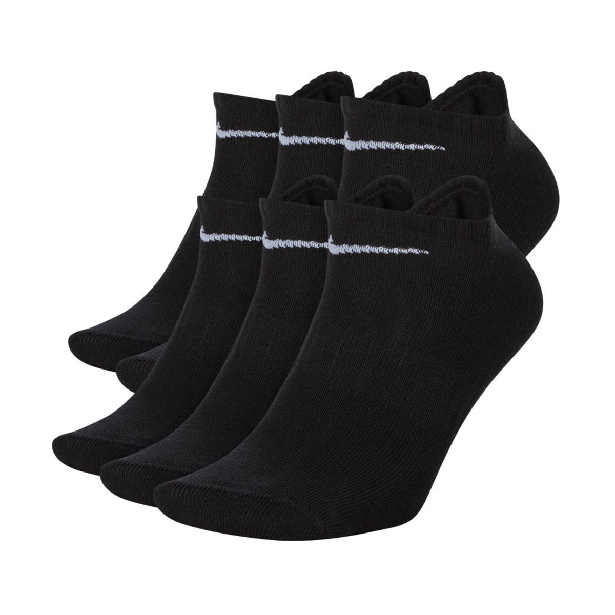 NIKE Unisex 6er Pack Sneaker Sportsocken - Everyday, Lightweight No Show, einfarbig