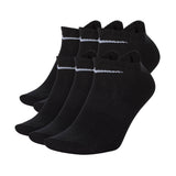 NIKE Unisex 6er Pack Sneaker Sportsocken - Everyday, Lightweight No Show, einfarbig