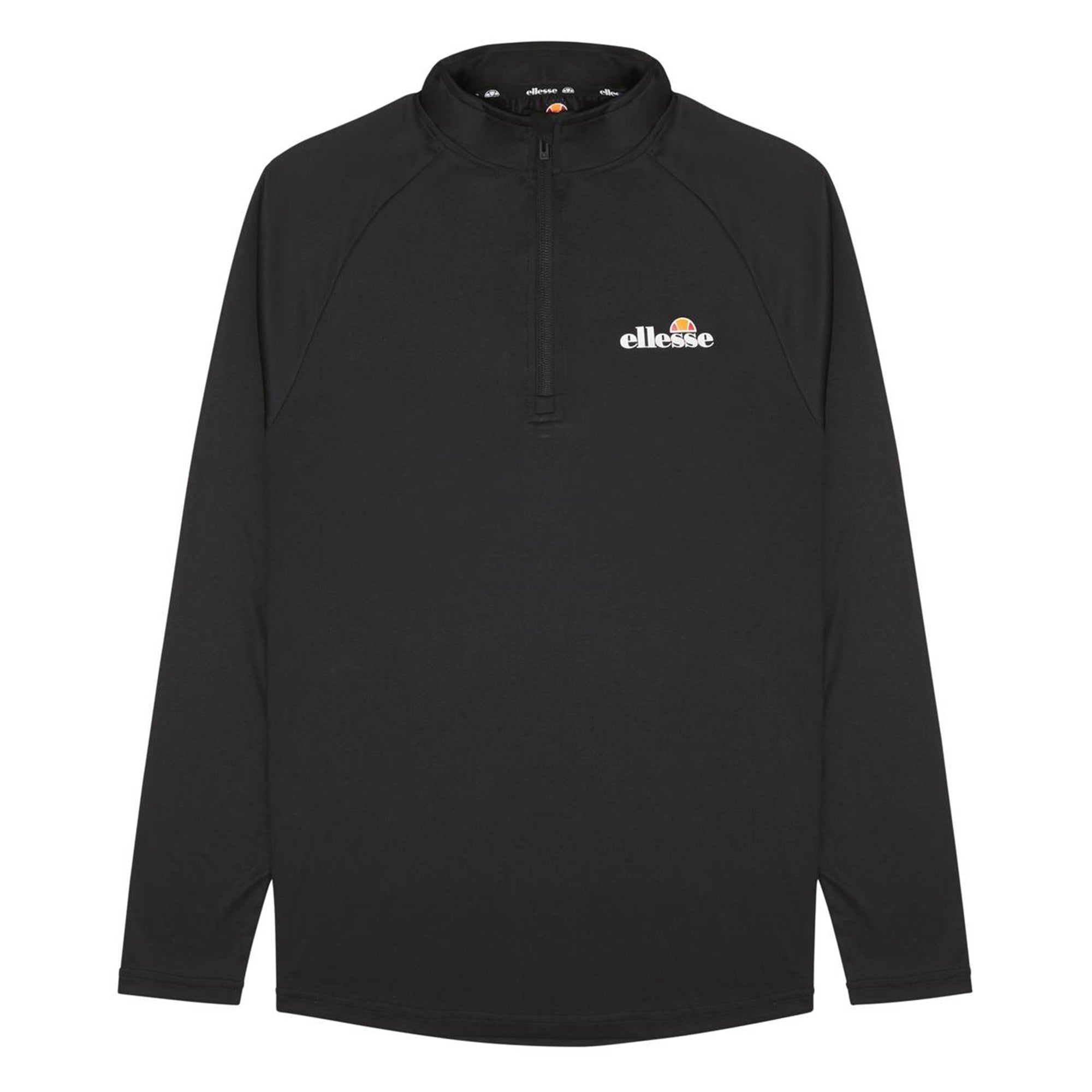ellesse Herren Langarm-Shirt BOVARO - Fitness, Sport, Stehkragen, Zipper, Logo