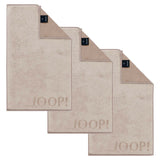 JOOP! Guest towel, pack of 3 - J! Joop! Contour, double-sided, terry cloth, cotton