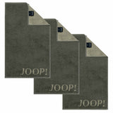 JOOP! Guest towel, pack of 3 - J! Joop! Contour, double-sided, terry cloth, cotton