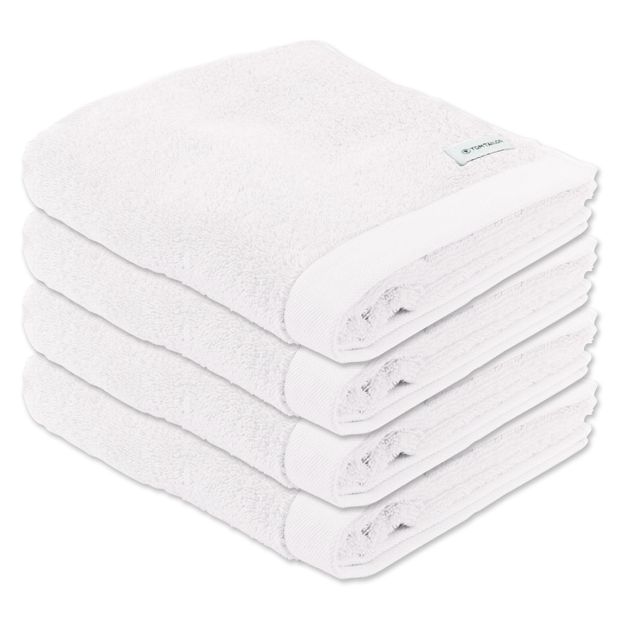 TOM TAILOR Handtuch, 4er Pack - Color Bath Towel, Frottier, Baumwolle