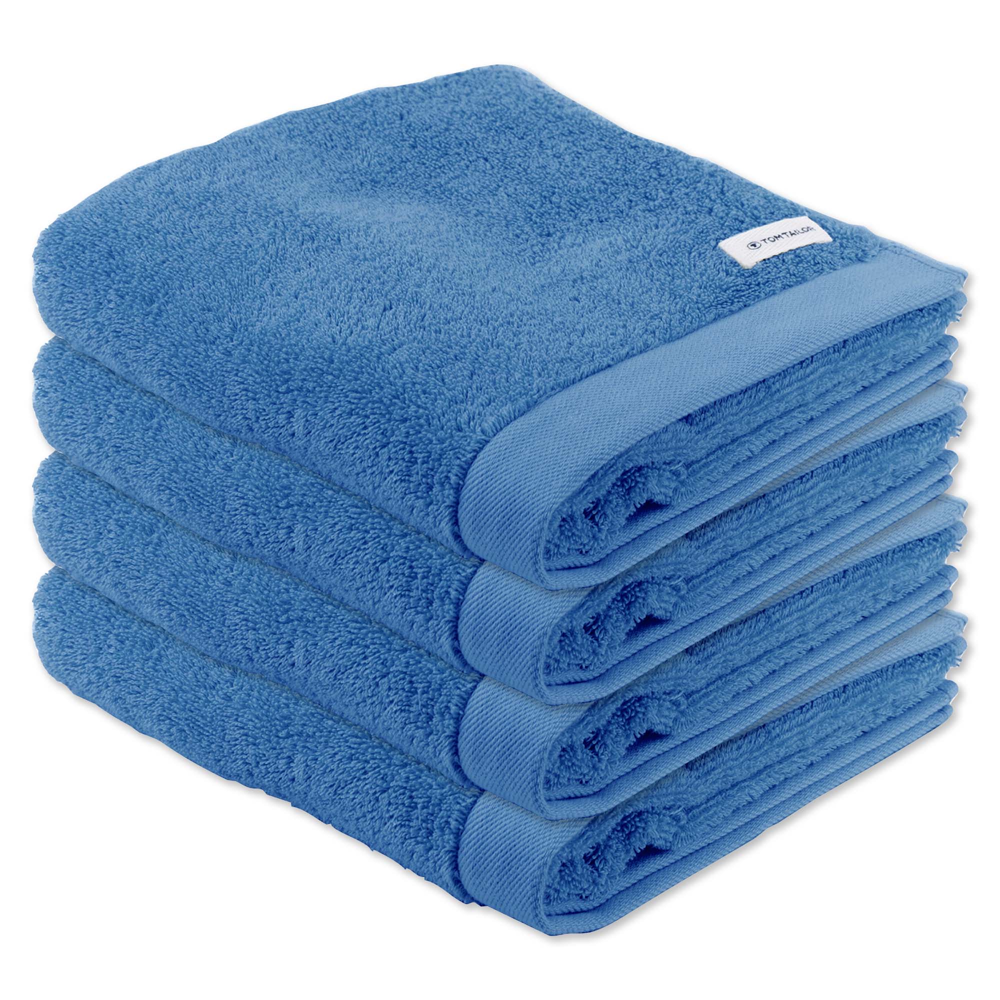 TOM TAILOR Handtuch, 4er Pack - Color Bath Towel, Frottier, Baumwolle