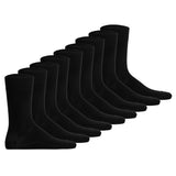 Hudson Unisex Socks, 9-Pack - Easy, comfort waistband, basic socks, solid color