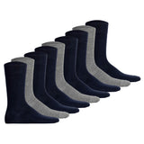 Hudson Unisex Socks, 9-Pack - Easy, comfort waistband, basic socks, solid color