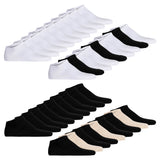 Hudson Unisex Sneaker Socks, 9-Pack - Easy, comfort cuff, short socks, solid color