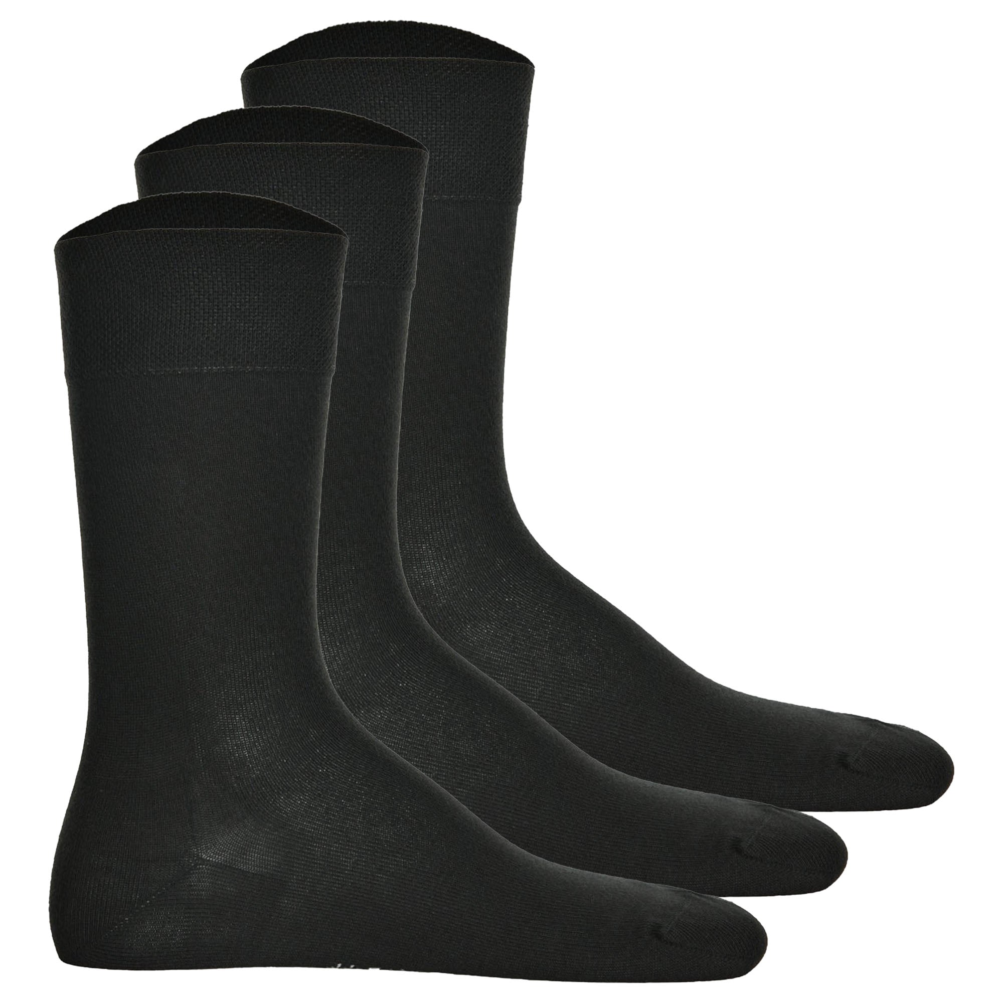 Hudson 3 pair men socks, Relax Cotton stocking, without elastic threads, Unicoloured