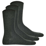 Hudson 3 Paar Herren Socken, Relax Cotton Strumpf, ohne Gummifäden, Einfarbig