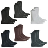 Hudson 3 Paar Herren Socken, Relax Cotton Strumpf, ohne Gummifäden, Einfarbig