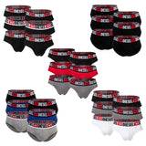 DIESEL Men's Briefs, 6-Pack - UMBR-ANDRETHREEPACK, Briefs, Cotton Stretch, plain