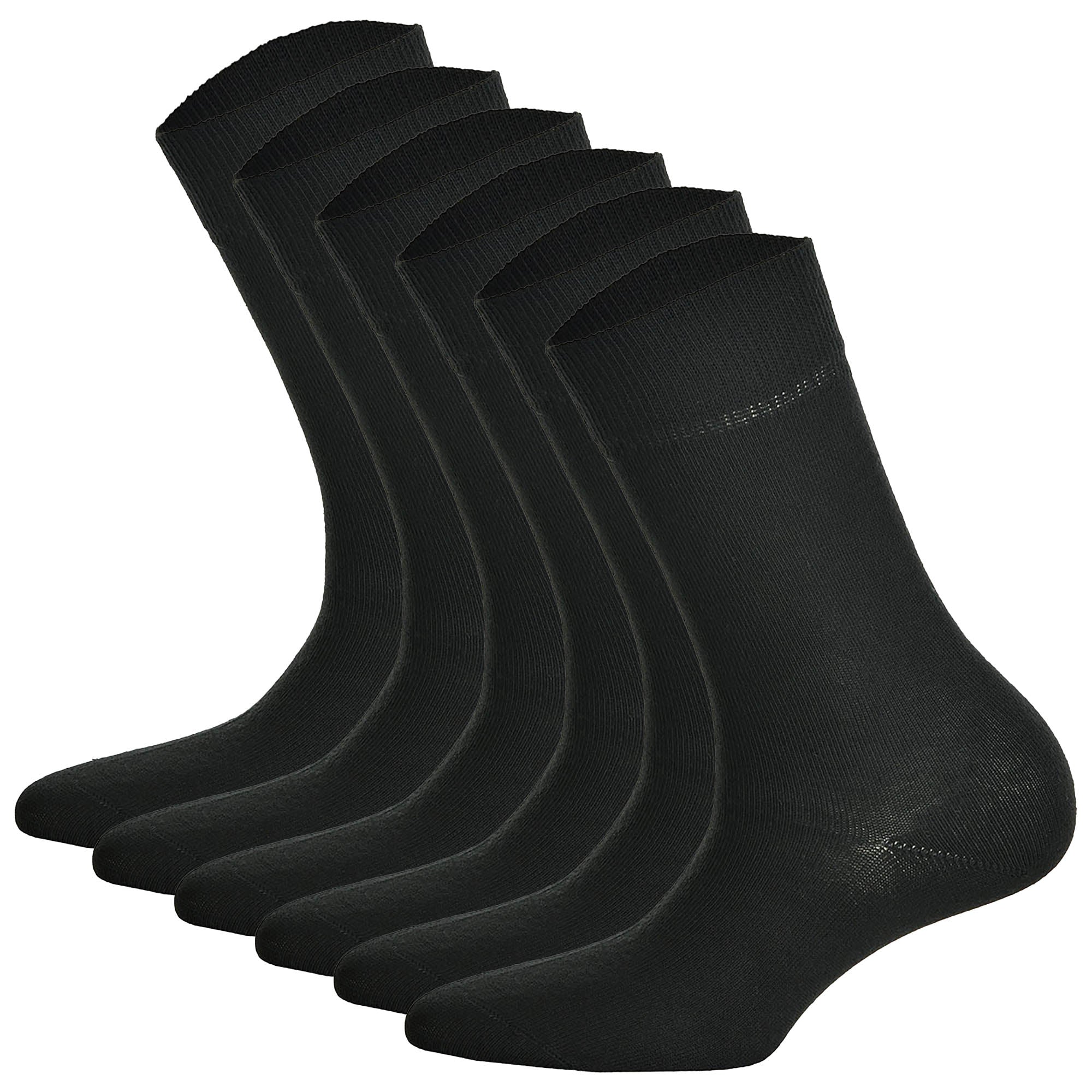 Hudson 6 Paar Damen Socken - Only 6-Pack, Strumpf, Komfortbund, Einfarbig