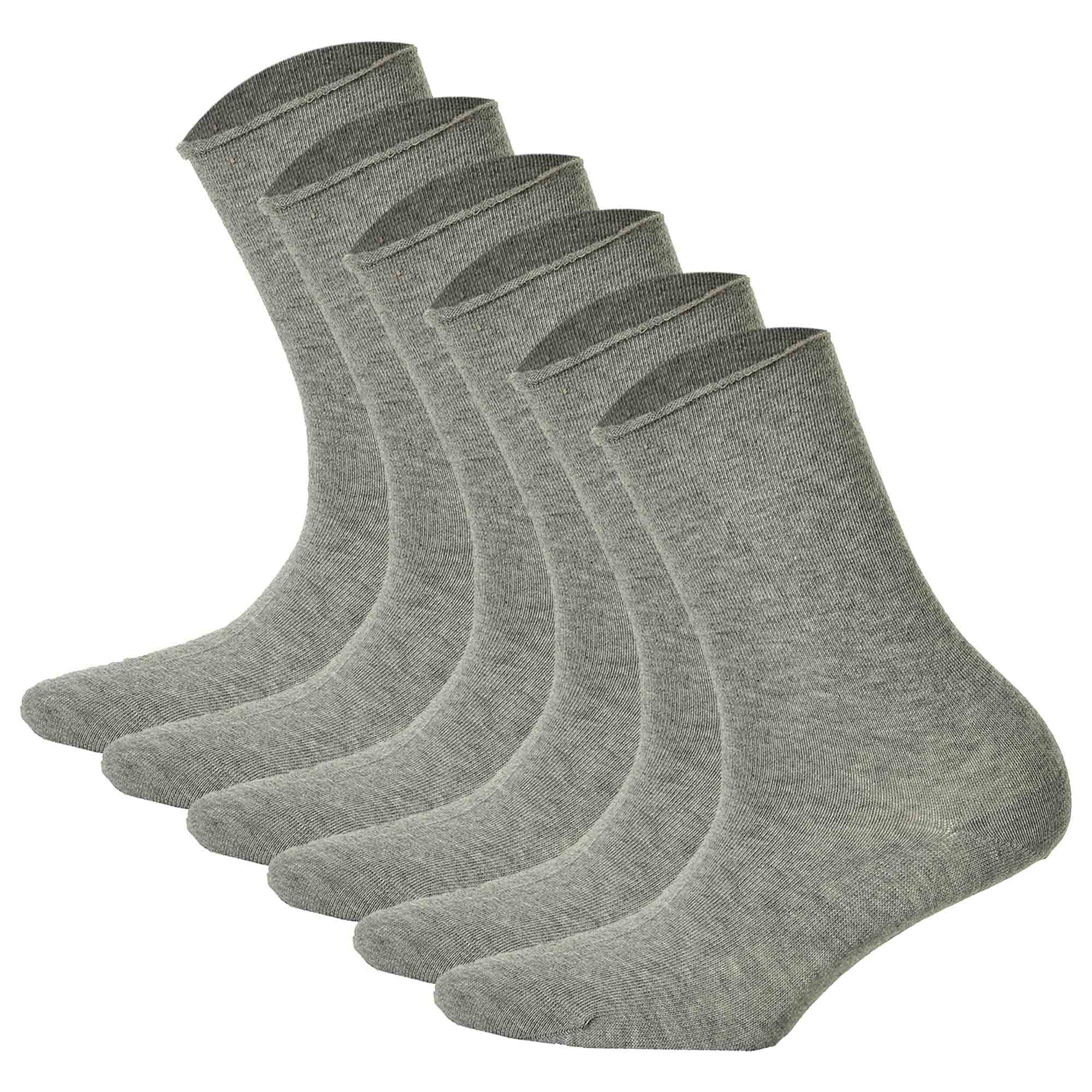 Hudson 6 Paar Damen Socken - Only 6-Pack, Strumpf, Rollrand, Einfarbig