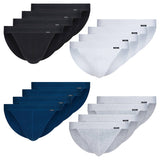 SKINY men's thong briefs, 4-pack - Cotton Retro, pants, fine rib, cotton