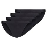 SKINY Herren Tanga-Slip, 4er Pack - Cotton Retro, Unterhose, Feinripp, Baumwolle