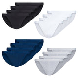 SKINY men's thong briefs, 4-pack - Cotton Retro, pants, fine rib, cotton