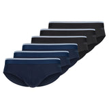 SKINY men's briefs, 6-pack - Brazilian-style briefs, cotton multipack, underwear, cotton stretch