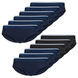SKINY men's briefs, 6-pack - Brazilian-style briefs, cotton multipack, underwear, cotton stretch