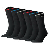 PUMA Unisex Sport-Socken, 6er Pack - Sport Crew Stripe, Tennissocken, Streifen