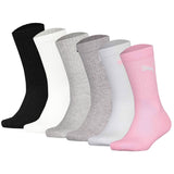 PUMA Kinder Socken, 6er Pack - Sport Junior, Frottee-Sohle, Rippbündchen, Logo
