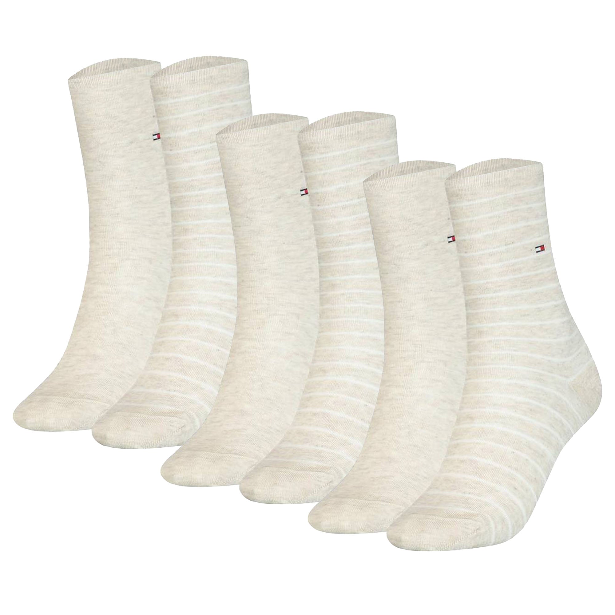 TOMMY HILFIGER Damen Socken, 6er Pack - Women's Patterned Styles