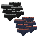 HEAD Herren Brief, 6er Pack - Slip, Logobund, Cotton Stretch